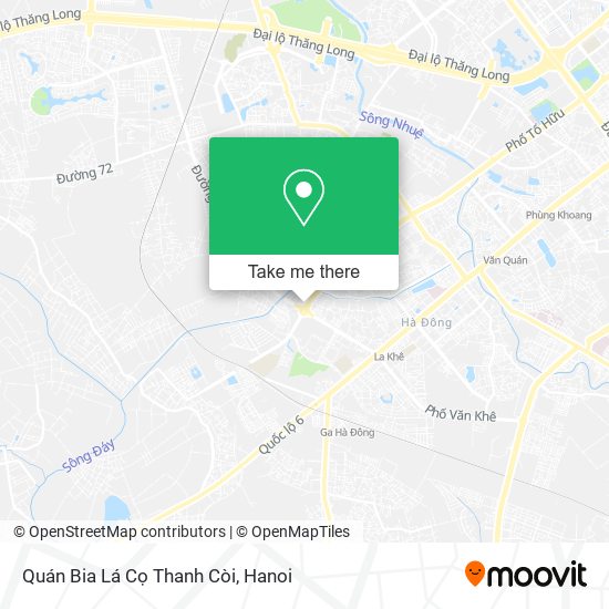 Quán Bia Lá Cọ Thanh Còi map