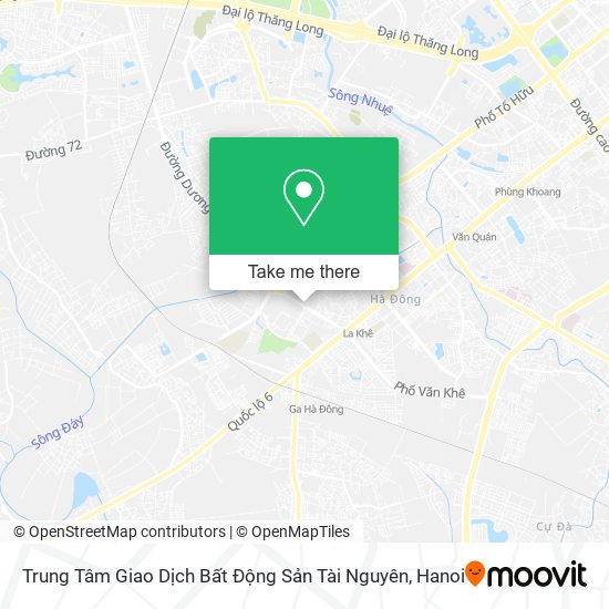 Trung Tâm Giao Dịch Bất Động Sản Tài Nguyên map