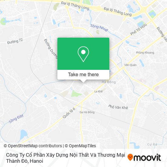 Công Ty Cổ Phần Xây Dựng Nội Thất Và Thương Mại Thành Đô map