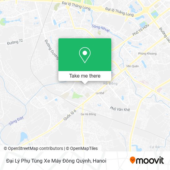 Đại Lý Phụ Tùng Xe Máy Đông Quỳnh map