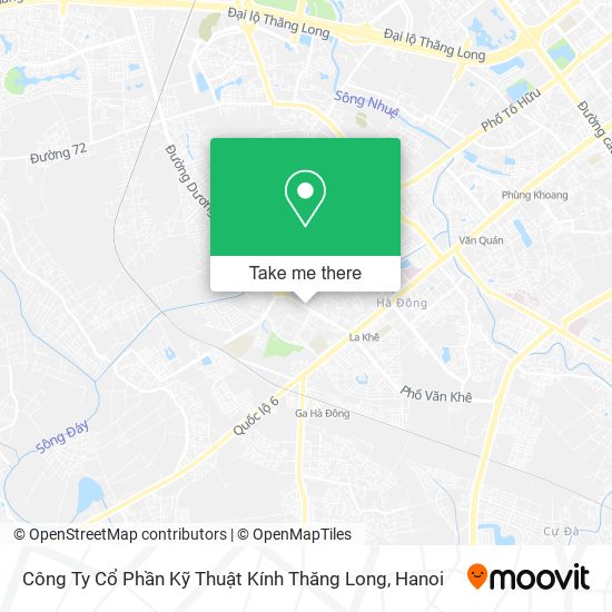 Công Ty Cổ Phần Kỹ Thuật Kính Thăng Long map