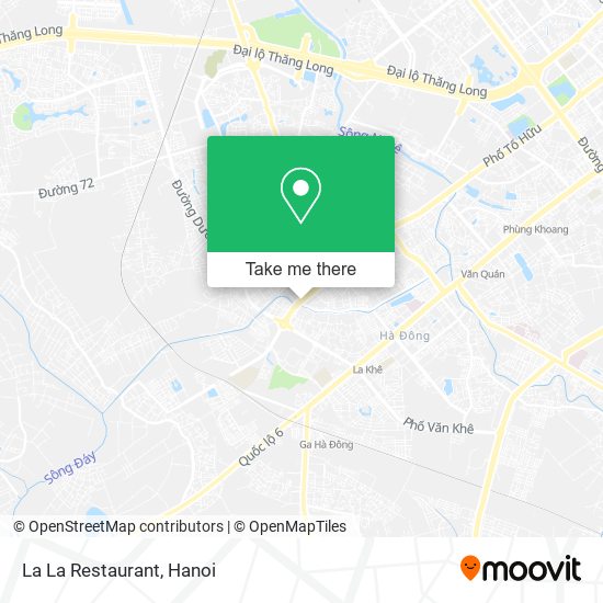 La La Restaurant map