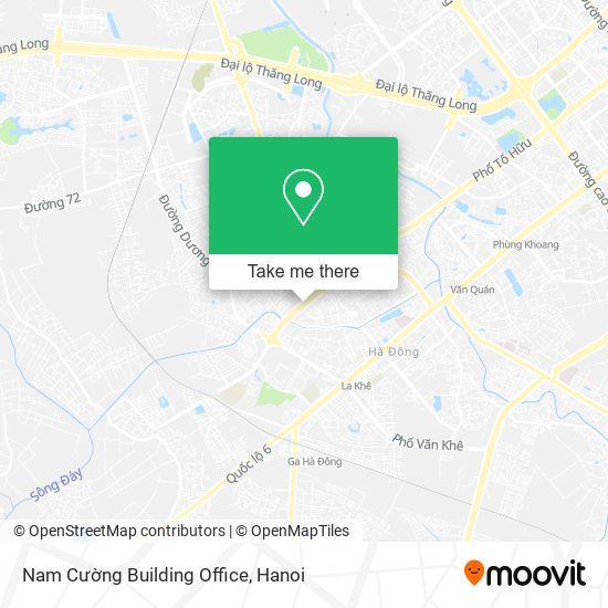 Nam Cường Building Office map