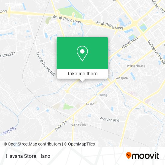 Havana Store map