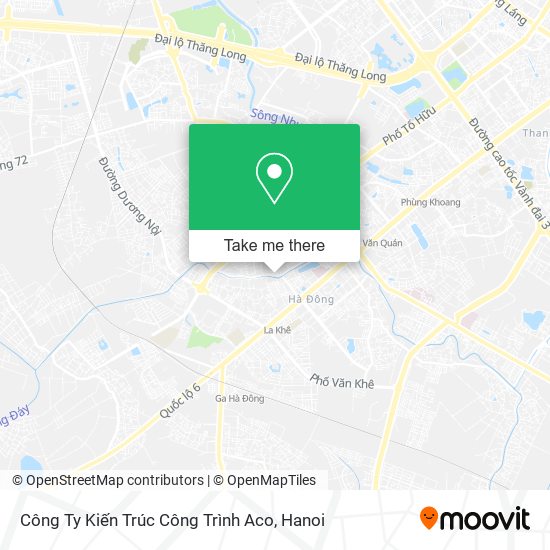 Công Ty Kiến Trúc Công Trình Aco map