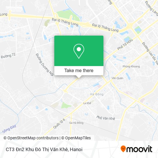 CT3 Đn2 Khu Đô Thị Văn Khê map