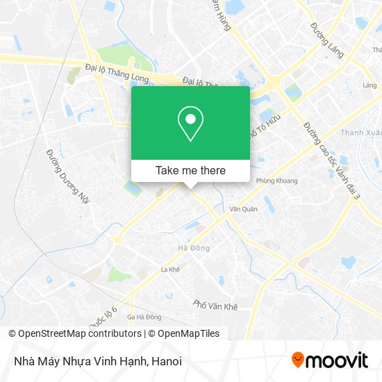 Nhà Máy Nhựa Vinh Hạnh map