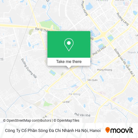 Công Ty Cổ Phần Sông Đà Chi Nhánh Hà Nội map