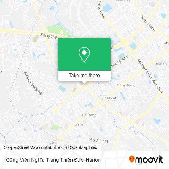 Công Viên Nghĩa Trang Thiên Đức map