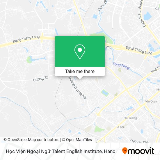 Học Viện Ngoại Ngữ Talent English Institute map