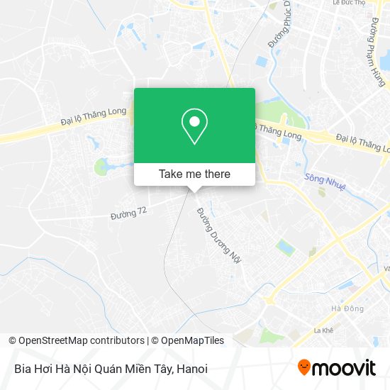 Bia Hơi Hà Nội Quán Miền Tây map