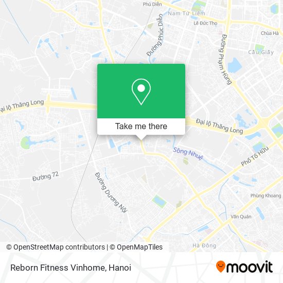 Reborn Fitness Vinhome map