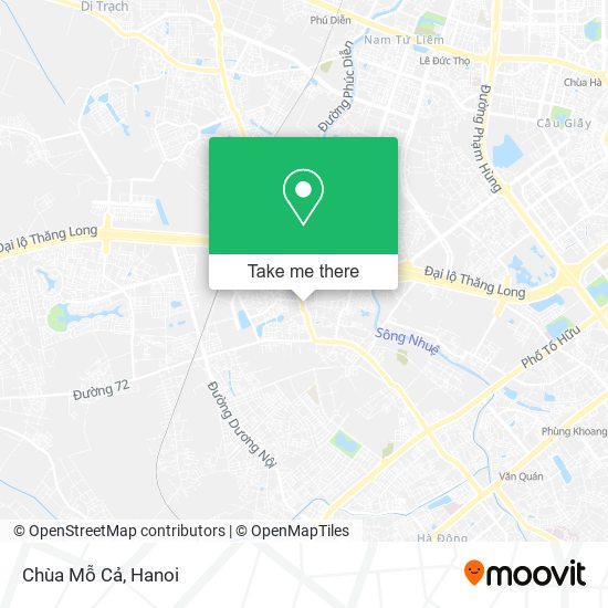 Chùa Mỗ Cả map