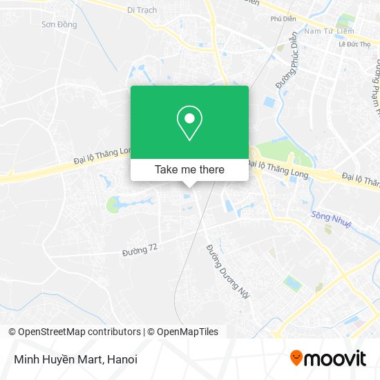 Minh Huyền Mart map