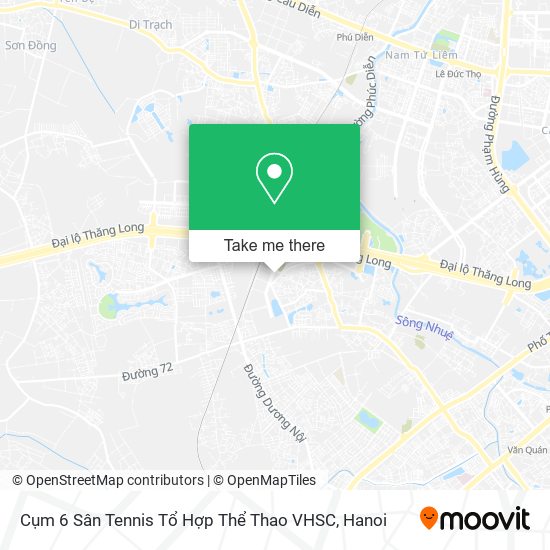 Cụm 6 Sân Tennis Tổ Hợp Thể Thao VHSC map
