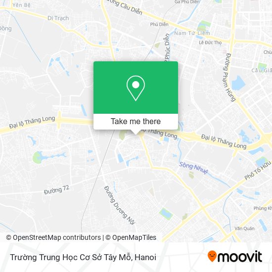 Trường Trung Học Cơ Sở Tây Mỗ map