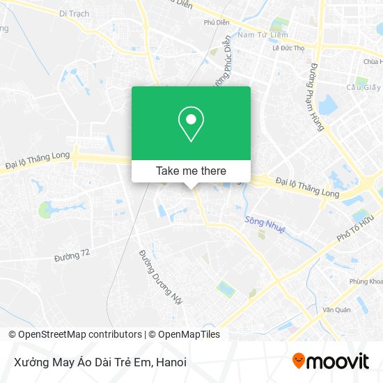 Xưởng May Áo Dài Trẻ Em map