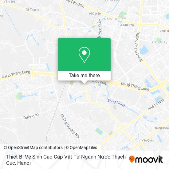 Thiết Bị Vệ Sinh Cao Cấp Vật Tư Ngành Nước Thạch Cúc map