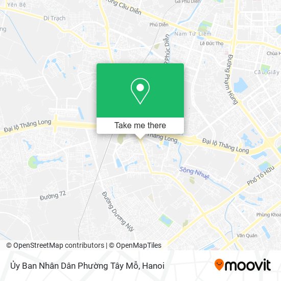 Ủy Ban Nhân Dân Phường Tây Mỗ map