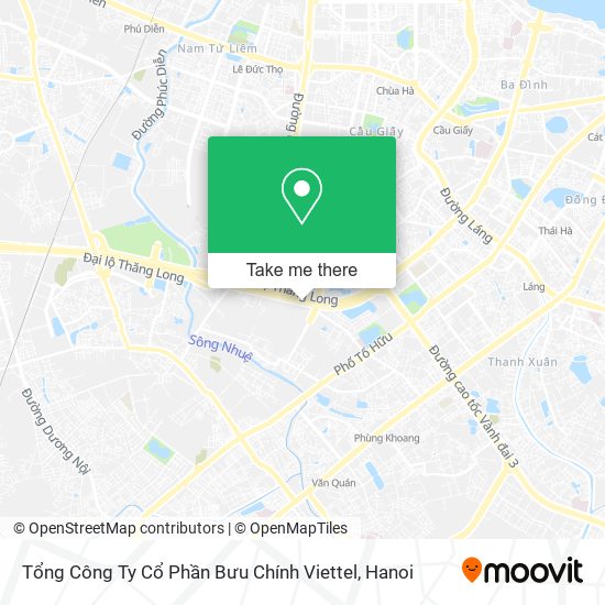 Tổng Công Ty Cổ Phần Bưu Chính Viettel map