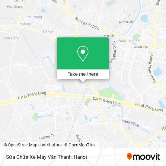 Sửa Chữa Xe Máy Văn Thanh map