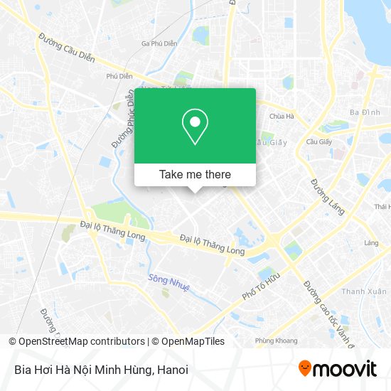 Bia Hơi Hà Nội Minh Hùng map