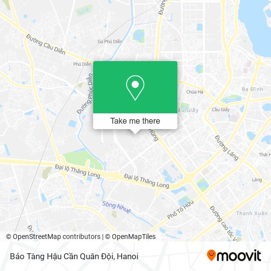 Bảo Tàng Hậu Cần Quân Đội map