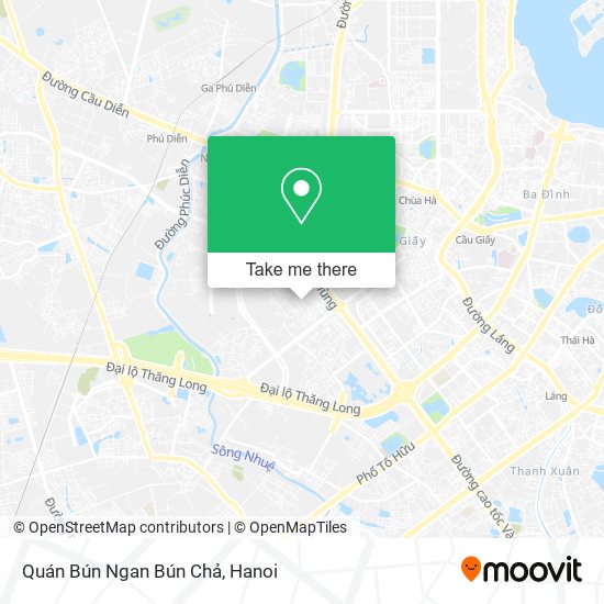 Quán Bún Ngan Bún Chả map