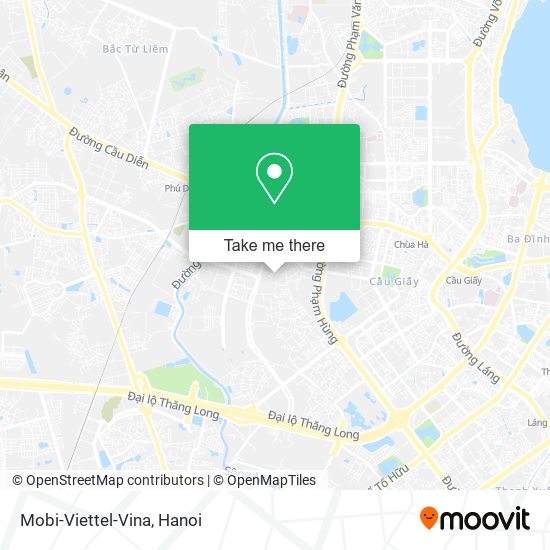 Mobi-Viettel-Vina map