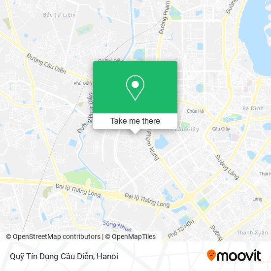 Quỹ Tín Dụng Cầu Diễn map