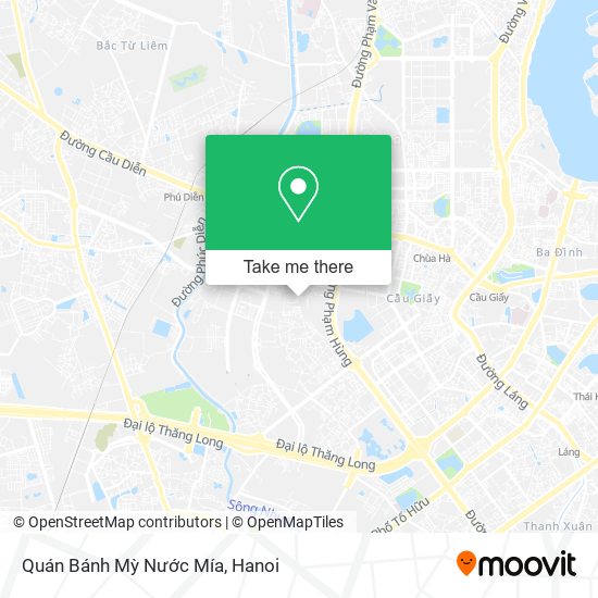 Quán Bánh Mỳ Nước Mía map