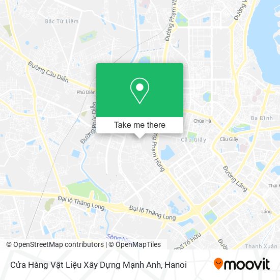 Cửa Hàng Vật Liệu Xây Dựng Mạnh Anh map