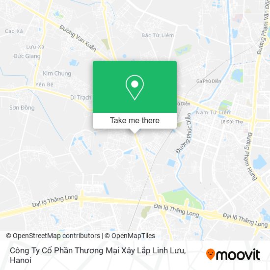 Công Ty Cổ Phần Thương Mại Xây Lắp Linh Lưu map