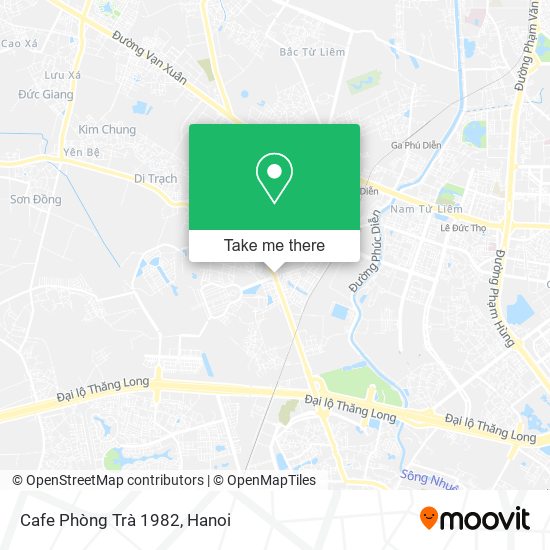 Cafe Phòng Trà 1982 map