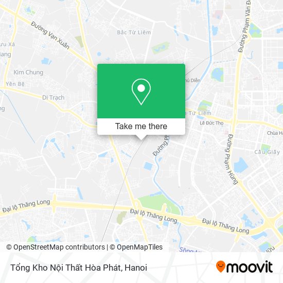 Tổng Kho Nội Thất Hòa Phát map