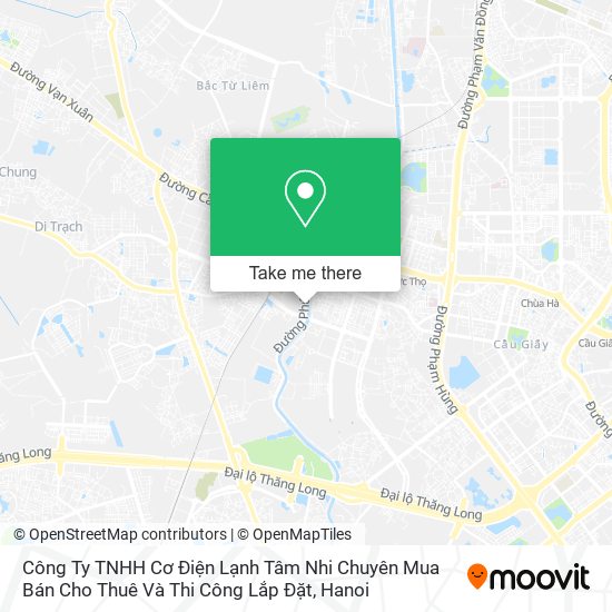 Công Ty TNHH Cơ Điện Lạnh Tâm Nhi Chuyên Mua Bán Cho Thuê Và Thi Công Lắp Đặt map