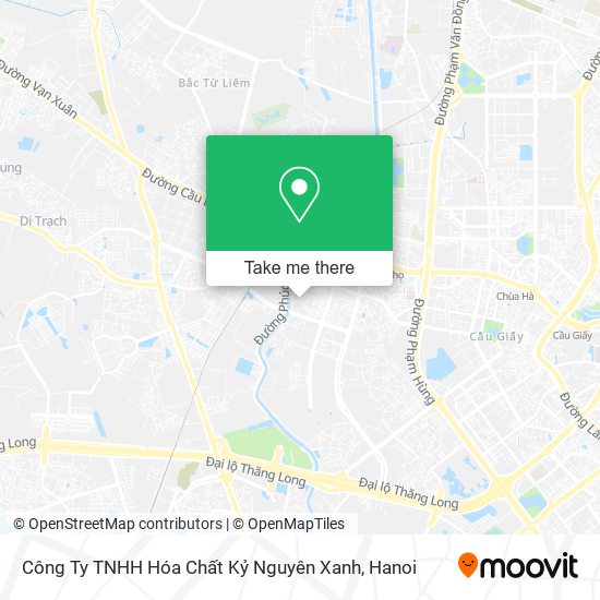 Công Ty TNHH Hóa Chất Kỷ Nguyên Xanh map