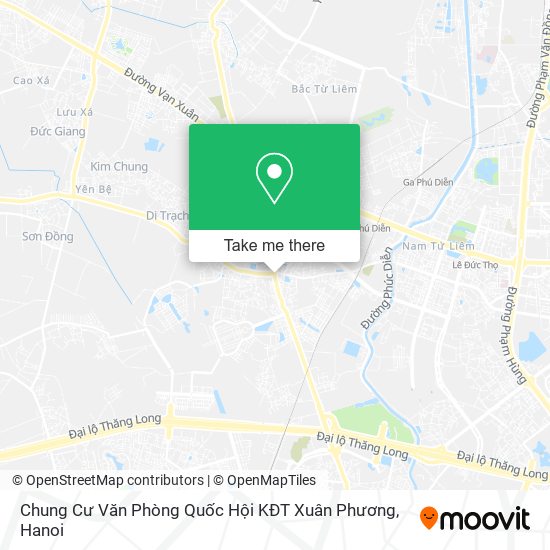Chung Cư Văn Phòng Quốc Hội KĐT Xuân Phương map