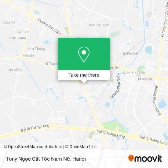 Tony Ngọc Cắt Tóc Nam Nữ map