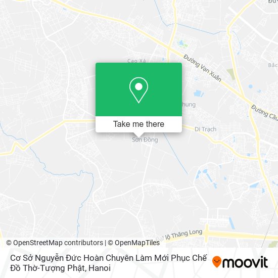 Cơ Sở Nguyễn Đức Hoàn Chuyên Làm Mới Phục Chế Đồ Thờ-Tượng Phật map