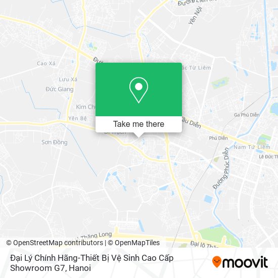 Đại Lý Chính Hãng-Thiết Bị Vệ Sinh Cao Cấp Showroom G7 map