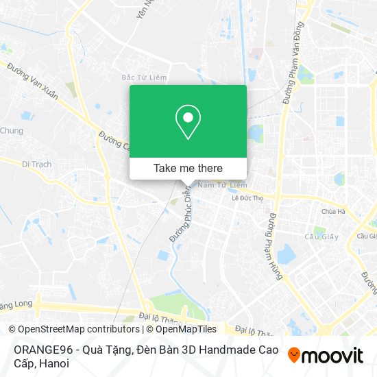 ORANGE96 - Quà Tặng, Đèn Bàn 3D Handmade Cao Cấp map