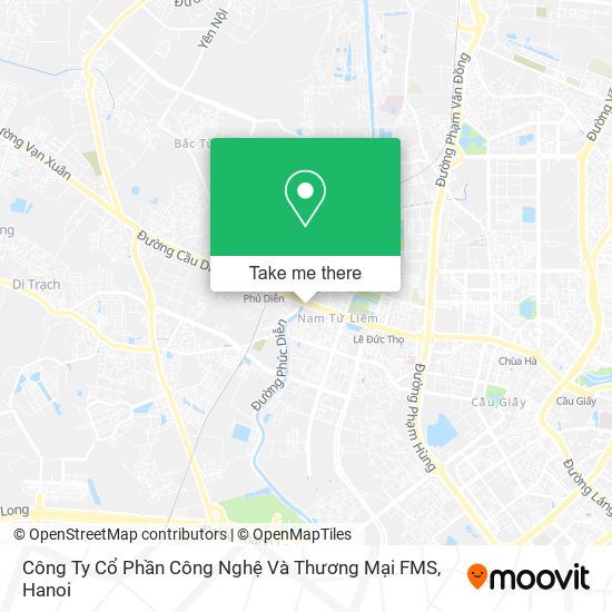 Công Ty Cổ Phần Công Nghệ Và Thương Mại FMS map