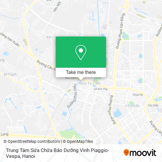 Trung Tâm Sửa Chữa Bảo Dưỡng Vinh Piaggio-Vespa map