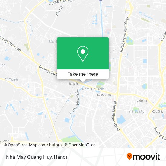 Nhà May Quang Huy map