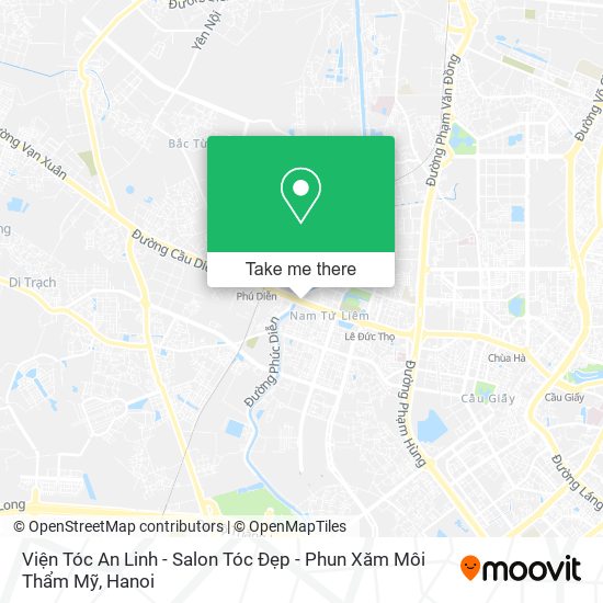 Viện Tóc An Linh - Salon Tóc Đẹp - Phun Xăm Môi Thẩm Mỹ map