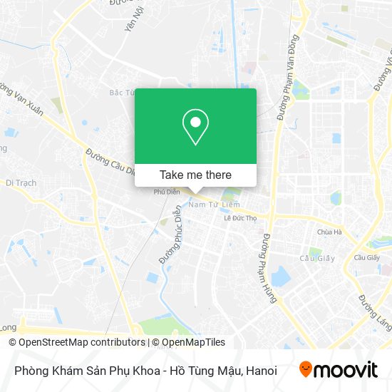 Phòng Khám Sản Phụ Khoa - Hồ Tùng Mậu map