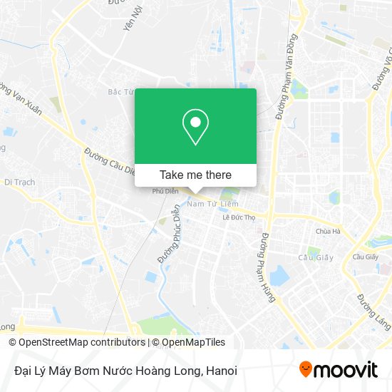 Đại Lý Máy Bơm Nước Hoàng Long map