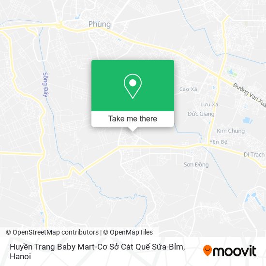 Huyền Trang Baby Mart-Cơ Sở Cát Quế Sữa-Bỉm map