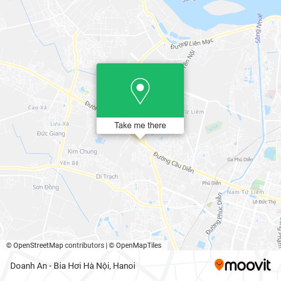Doanh An - Bia Hơi Hà Nội map